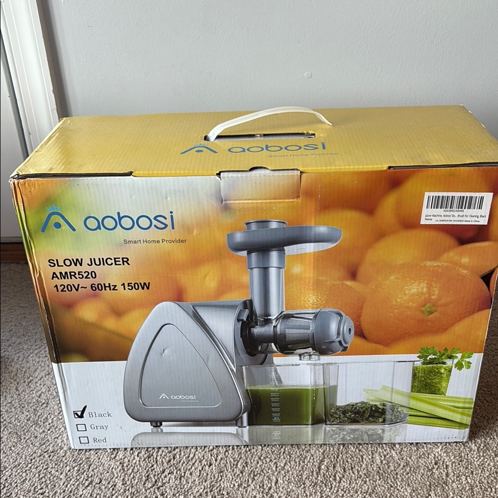 Aobosi Slow Juicer - Silver